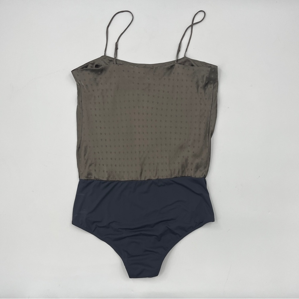 NWT - Current Air Star Silk Cami Bodysuit in Night Taupe - Size Small - Picture 3 of 11